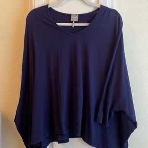 Bobi Oversized Navy Shirt